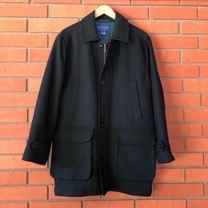 PENDLETON WOOL Black Coat Size Small
